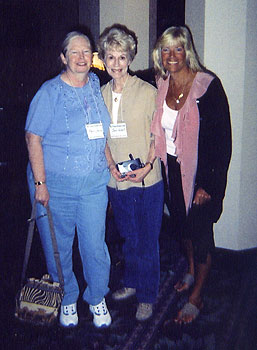 Joan with Pat and Joan H.